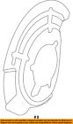 68298657aa Mopar Jeep Chrysler Oem Rear Splash Dust Shield Plate