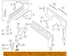 683994m400 Nissan Oem Titan Xd Side Up Bracket Rivet
