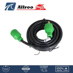 Alu2681177 Allroo 3 Prong 30 Amp Generator Extension Cord L5-30p 125v Sjtw Jacket- 25 Feet