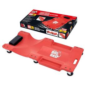 Trp6240 Big Red Torin Blow Molded Plastic Rolling Garage/shop Creeper 40 Inch Cart