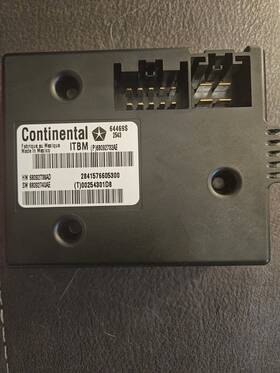 Continental P 68092732ae Trailer Brake Module For A 2014 Ram 1500