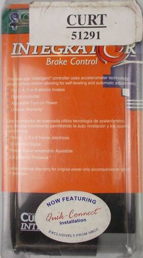 1-1790qp Curt Trailer Brake Controller Electronic Integrator For 2 4 6 Or 8 Brakes