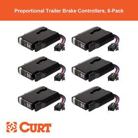 511466 Curt Triflex Next Trailer Brake Controllers Proportional - 6-pack