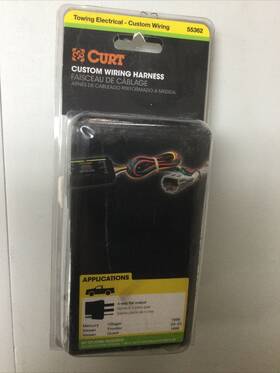 55362 Curt Custom Wiring Harness T-connector Kit 4-way Flat Output #55362
