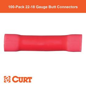 59421 Curt Butt Connectors 22-18 Wire Gauge 100-pack