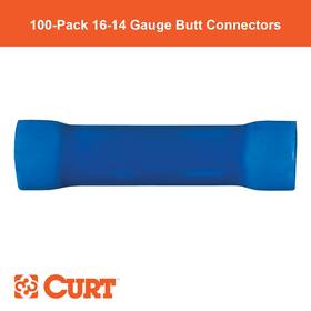 59422 Curt Butt Connectors 16-14 Wire Gauge 100-pack