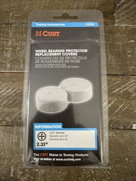 Curt 612314232321 Wheel Bearing Protector Replacement Covers 23232