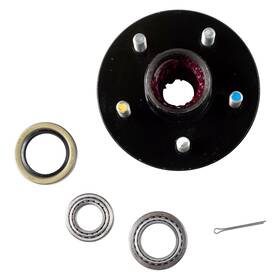 814207 Curt Idler Hub 5 On 4.5 Inch 5.5 Flange 2 200 Lbs. W Bearing Cone Kit