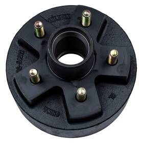 814209 Curt 7 Inch Brake Hub 5 On 4.5 1/2 Stud 2 200 Lbs. W Bearing Cone Kit