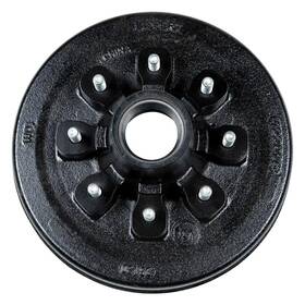 814212 Curt 12 Inch Brake Drum Hub Assembly For 7 000-lb. Axle - 8 On 6.5 1/2 Stud With