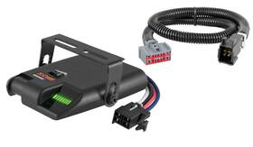 51525 Curt Manufacturing 51110/51525 Venturer Trailer Brake Controller With Wiring Harness For 19-21 Gmc Sierra