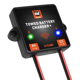 52204 Curt Manufacturing Rvibrake Towed Battery Charger Plus For Flat Towing