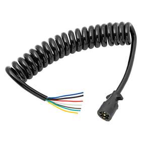 Mlx-drt54006-045-cl360a50 Draw-tite Wiring Connector 10ft 7-way Coiled Molded Trailer
