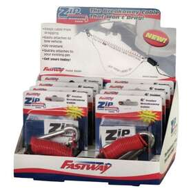 80-01-9214 Fastway Zip Display Box W 8 4ft Breakaway Cables