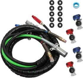 Ge-7431379-158690-cs Genrics 15ft 3 In 1 Abs And Power Airlines Hose Wrap Kit 7 Way Electrical Cable