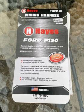 081794-hbc Hayes Brake Controllers F-150 Electric Controller New