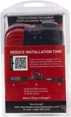 S5882264 Hopkins Towing Solutions Reliance 5.2 Inch Digital Brake Control 4 Way