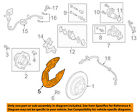 Hp5z2c028a Ford Oem Rear Splash Dust Shield Plate Right
