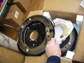 10105 Jadode 1 Pair Electric Trailer Brake Assembly 12 Inch X2 Fits 7000 Lb Axle Trailers