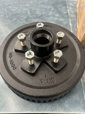 6042.13 Loadrite Load Rite 5-bolt 10 Drum Brake Assembly Built With 1 750 Lb