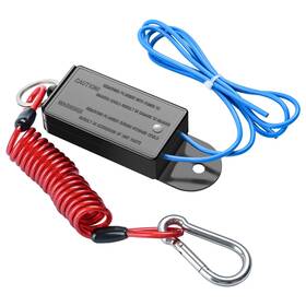 Malloryx 753775398376 Trailer Breakaway Switch 6ft Coiled Cable With Electric Brake Switc