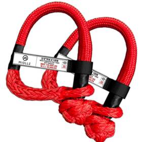 Miolle 680168635513 Miollegear Soft Shackles 3/4x77 Inches Spectra Usa For Semi Trucks Tractors