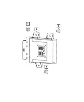 Mopar 68602157ah Genuine Trailer Brake And Towing Control Module