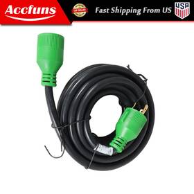 Afu61128f Munirater 3-prong 30 Amp Generator Extension Cord L5-30p&l5-30r 125v Sjtw Jacket25 Feet