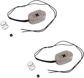 Wkurfbs-525 Oumebiu M-parts 77m12 Two 12 Inch Electric Trailer Brake Magnet Replacement Kits Black