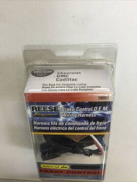 78052 Reese Towpower Brake Control Wiring Harness For Gmc Chevy Cadillac