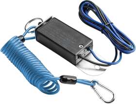 Flq-5 Rnigs Trailer Breakaway Switch 6ft Coiled Cable With Blue