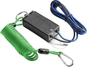 Flq-7 Rnigs Trailer Breakaway Switch 6ft Coiled Cable With Green