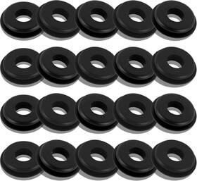 Quan-1905 Salior 20pcs Glad Hand Seals For Air Hose Rubber Gladhand Black