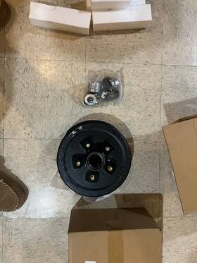 Brd002 Sehnsucht Trailer Electric Brake Kit For 3500 Lb Axles Replacement 10 Inch Hub Drum