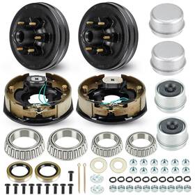 Brd006 Sehnsucht Trailer Axle Electric Brake Kit 6-hole 5.5 Inch Bolt Circle Drum With 12