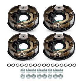 Brd012 Sehnsucht Trailer Electric Brake Assembly 10 Inch X 2-1/4 2 Pair For 3500 Lb Axle Durable Kit