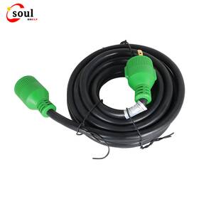 Ssf351486 Soulshelf 3-prong 30 Amp Generator Extension Cord 25 Feet L5-30p&l5-30r 125v Sjtw Jacket