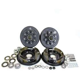 Bk42865hyd-916 Southwest Wheel 8 On 6.5 Trailer Drum Kit With 12x2 Inch Hydraulic Brakes For 7 000 Axle 9/16