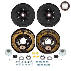 Southwest Wheel Pgbk13ele-lci Lippert Pre-greased 6-5.5 Inch Electric Axle Brake Kit 5 200 Lbs. Trailer Axles
