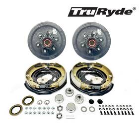 Pgbk13eleauto-trp Southwest Wheel Pre-greased 6-5.5 Inch Self-adjusting Trailer Axle Brake Kit For 5 200 Lb Axles