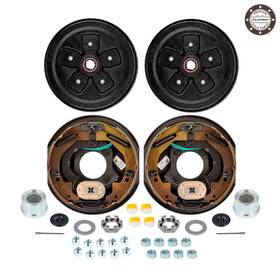 Southwest Wheel Pgbk545ele-lci Lippert Pre-greased 5-4.5 Inch Electric Trailer Brake Kit 3 500 Lbs. Axles