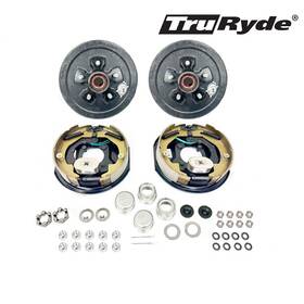 Pgbk545ele-trp Southwest Wheel Pre-greased 5-4.5 Inch Electric Trailer Axle Brake Kit For 3 500 Lbs. Axles