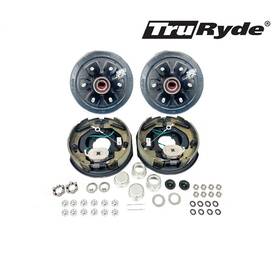 Pgbk655eleauto-trp Southwest Wheel Pre-greased 6-5.5 Inch Self-adjusting Trailer Axle Brake Kit For 3 500 Lb Axles