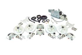 24878-k Sturdy Built Kodiak Boat Trailer Disc Brake Kit Tandem Axle Complete With Act