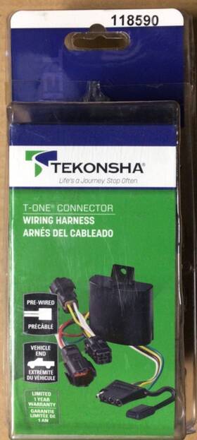 118590 Tekonsha Trailer Brake Wiring Harness