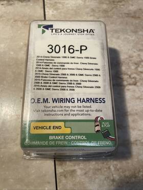 Tekonsha 7941ig Tekonasha O.e.m. Wiring Harness Brake Control Nib With Instructions 3016-p