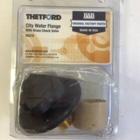Thetford 94215 Thetfits D Black City Water Flange Fill With Brass
