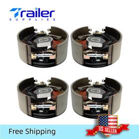 77-1212-01 Trailer Supplies 12.25 Inch X5 Self-adjusting Electric Brakes 2 Lh And Rh 12k 15k Axl