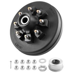 Uimoso 197988889038 Electric Trailer Brake Drum 8x4 In Bolt Pattern For 7000 Lbs Axles