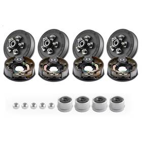 3500-4-1 Uimoso Electric Trailer Brake Kit 10 X 2-1/4 In For 3500 Lbs Axles